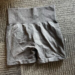 SHEIN Gray Bike Shorts with Elastic Waistband